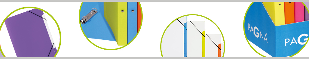Pagna 24011-03 Duobox Color-Einband grün mit Gummizugverschluss und Klemmmechanik 3 Innenklappen für A4 