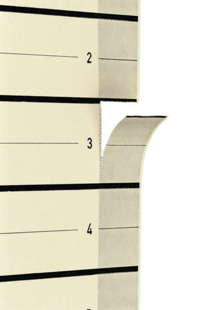 Pagna Trennblätter A4 Easy Rip – 10 Stück, Beige, Zum Einfachen Abtrennen Von Seiten