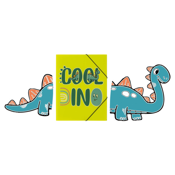 Gummizugmappe A4 PP Cool Dino
