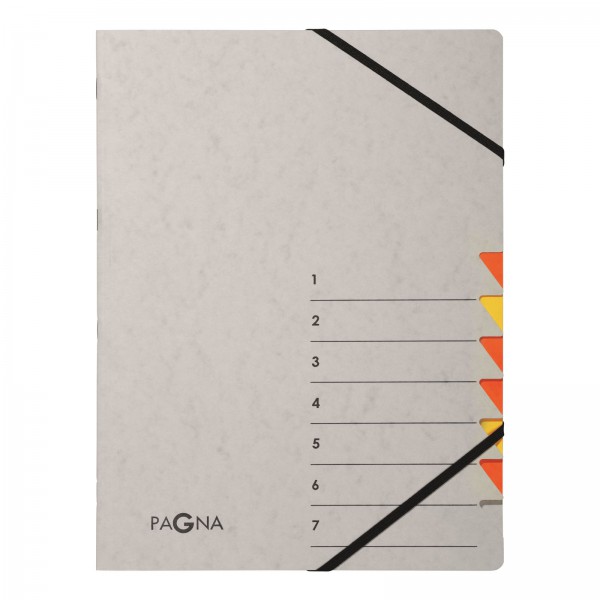 Ordnungsmappe Easy Grey 7 Fächer
