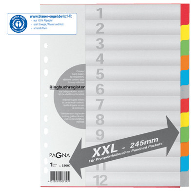 Register XXL 12-tlg.