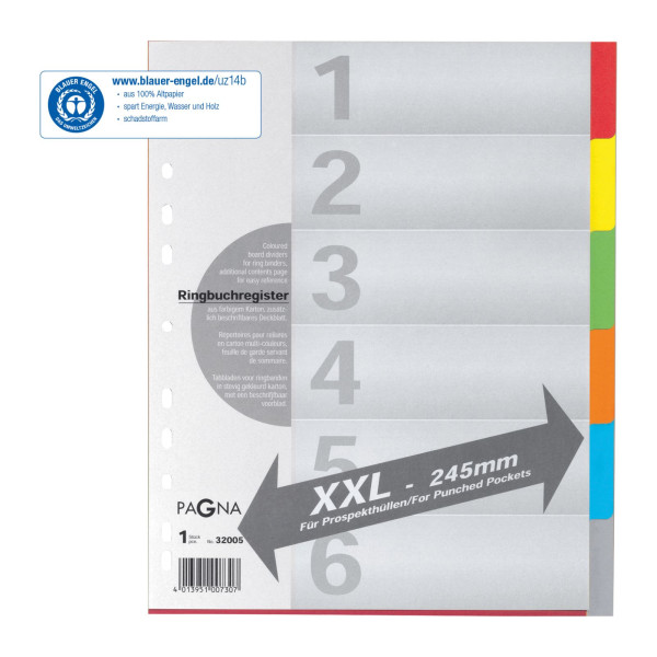 Register XXL 6-tlg.